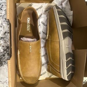 KingSize Men's Brown Slip-On Loafers